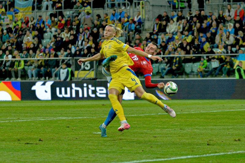 Football. UEFA Nations League. Ukraine - Czechia. 14.10.2024
