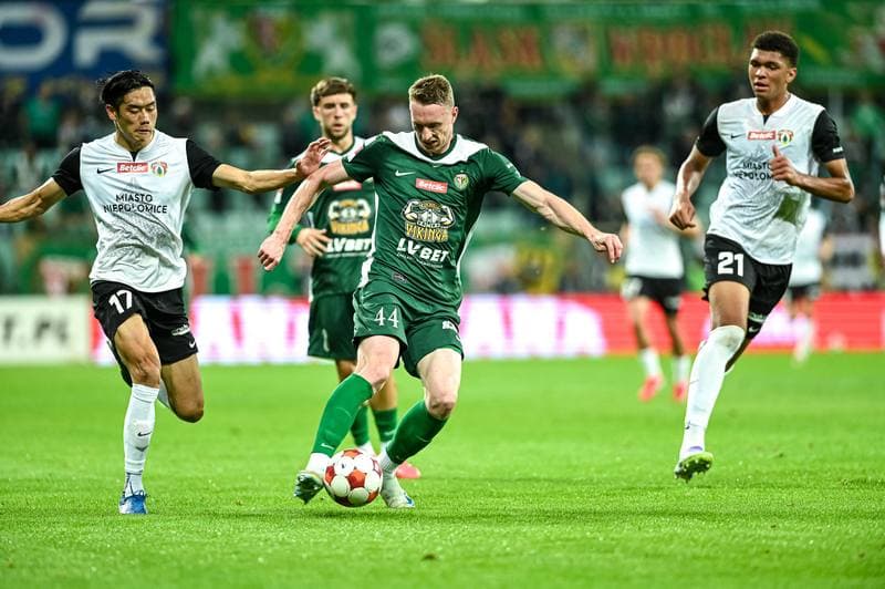 Football. Betclic 1 Liga. Slask Wroclaw - Puszcza Niepolomice. 13.09.2025