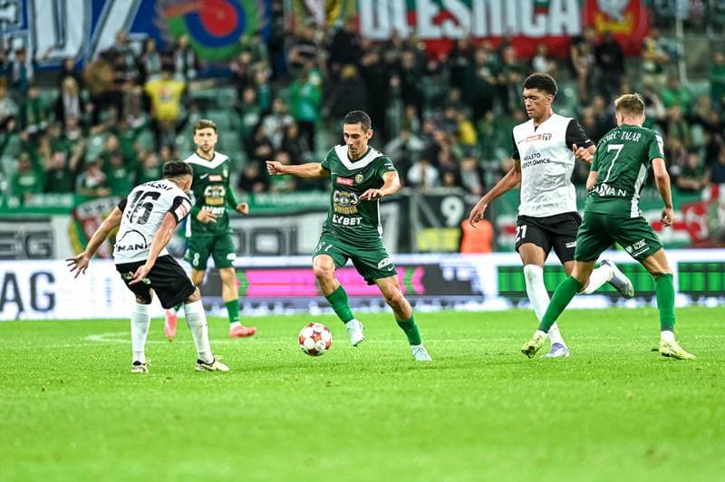 Football. Betclic 1 Liga. Slask Wroclaw - Puszcza Niepolomice. 13.09.2025