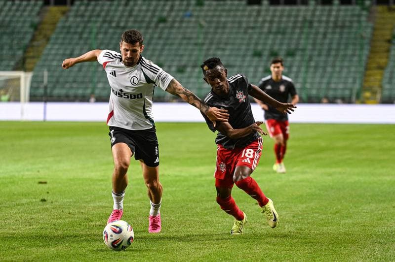 Football. UEFA Europa League. Legia Warsaw - FK Aktobe. 10.07.2025