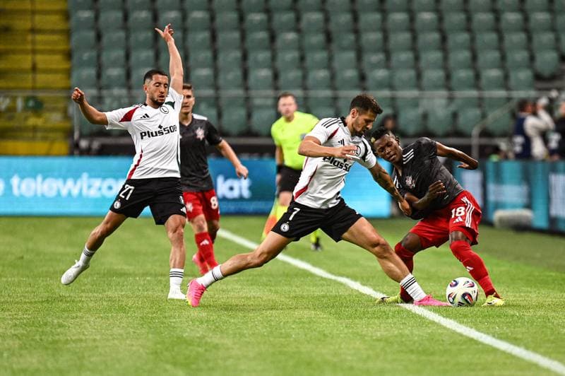 Football. UEFA Europa League. Legia Warsaw - FK Aktobe. 10.07.2025