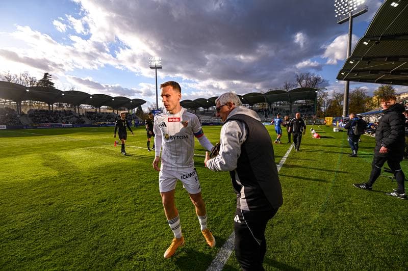 Football. Betclic 1 Liga. Miedz Legnica - Polonia Bytom. 07.04.2026