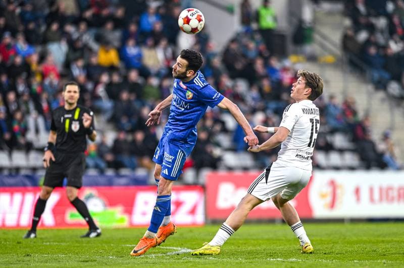 Football. Betclic 1 Liga. Miedz Legnica - Polonia Bytom. 07.04.2026