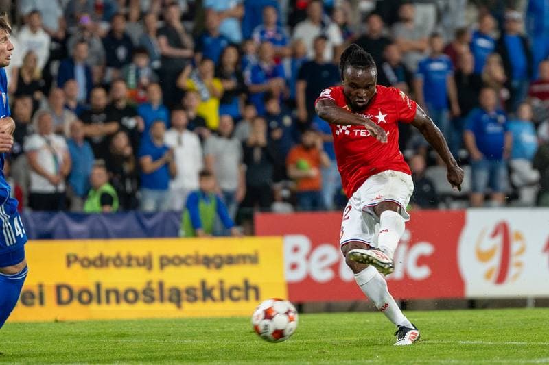 Football. Betclic 1 Liga. Miedz Legnica - Wisla Krakow. 29.08.2025