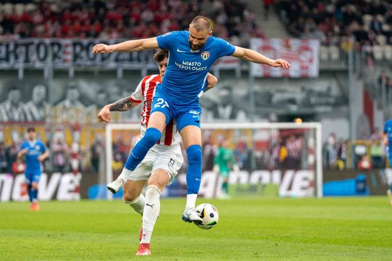 Football. PKO BP Ekstraklasa. Cracovia - Puszcza Niepolomice. 29.03.2025