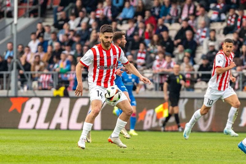 Football. PKO BP Ekstraklasa. Cracovia - Puszcza Niepolomice. 29.03.2025