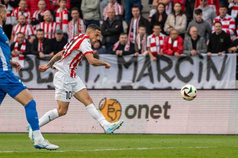 Football. PKO BP Ekstraklasa. Cracovia - Puszcza Niepolomice. 29.03.2025