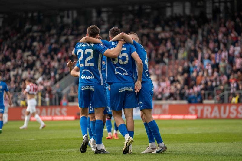 Football. PKO BP Ekstraklasa. Cracovia - Puszcza Niepolomice. 29.03.2025