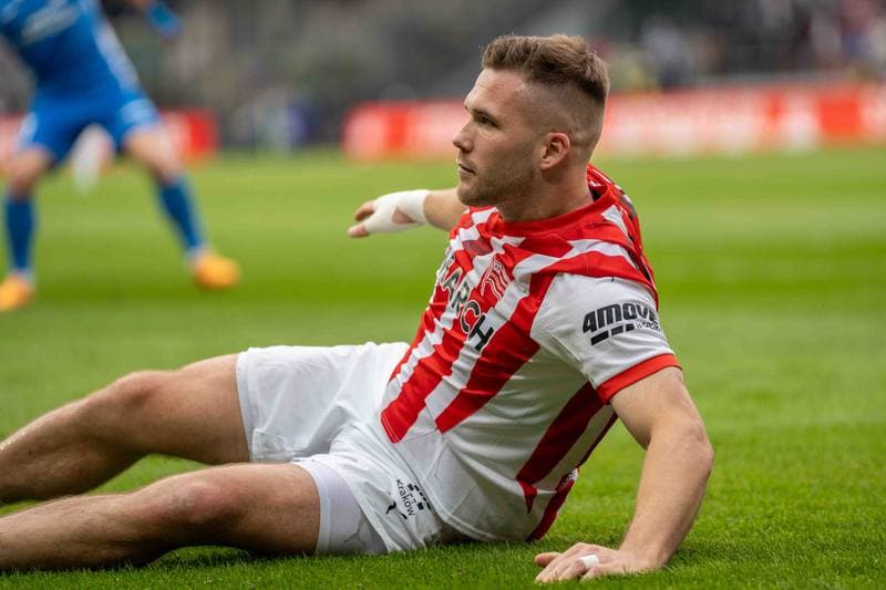 Football. PKO BP Ekstraklasa. Cracovia - Puszcza Niepolomice. 29.03.2025