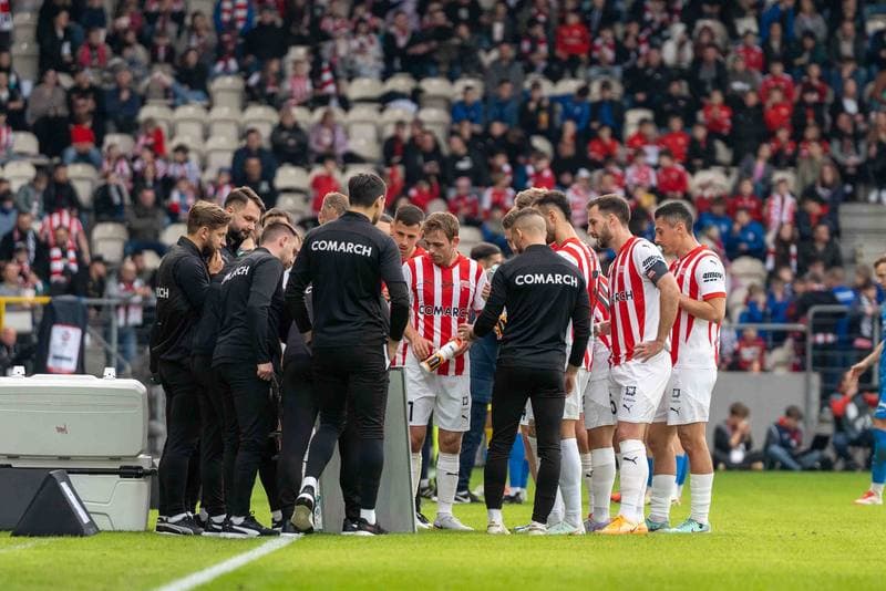 Football. PKO BP Ekstraklasa. Cracovia - Puszcza Niepolomice. 29.03.2025