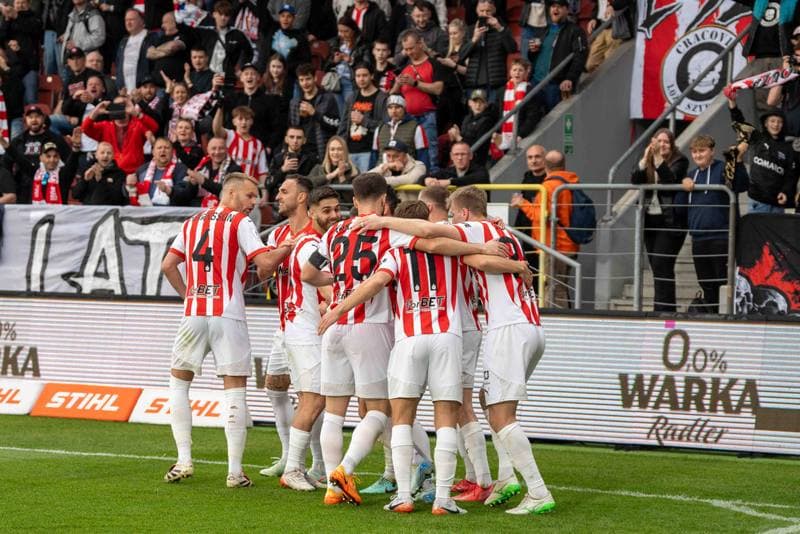 Football. PKO BP Ekstraklasa. Cracovia - Puszcza Niepolomice. 29.03.2025