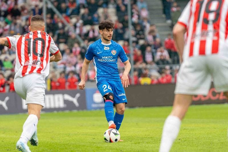 Football. PKO BP Ekstraklasa. Cracovia - Puszcza Niepolomice. 29.03.2025
