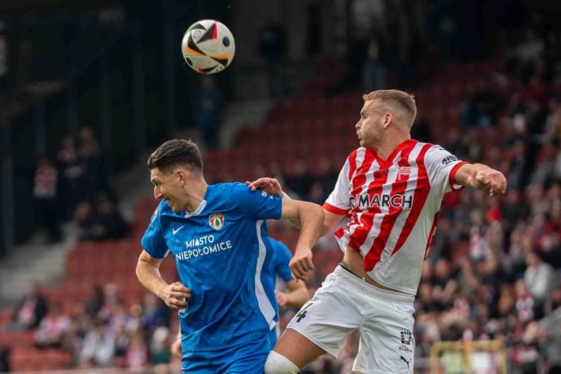 Football. PKO BP Ekstraklasa. Cracovia - Puszcza Niepolomice. 29.03.2025