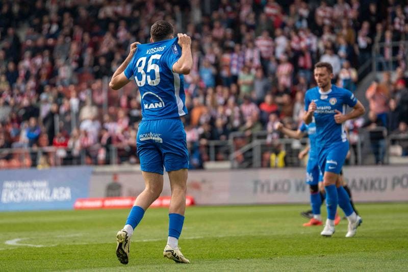 Football. PKO BP Ekstraklasa. Cracovia - Puszcza Niepolomice. 29.03.2025