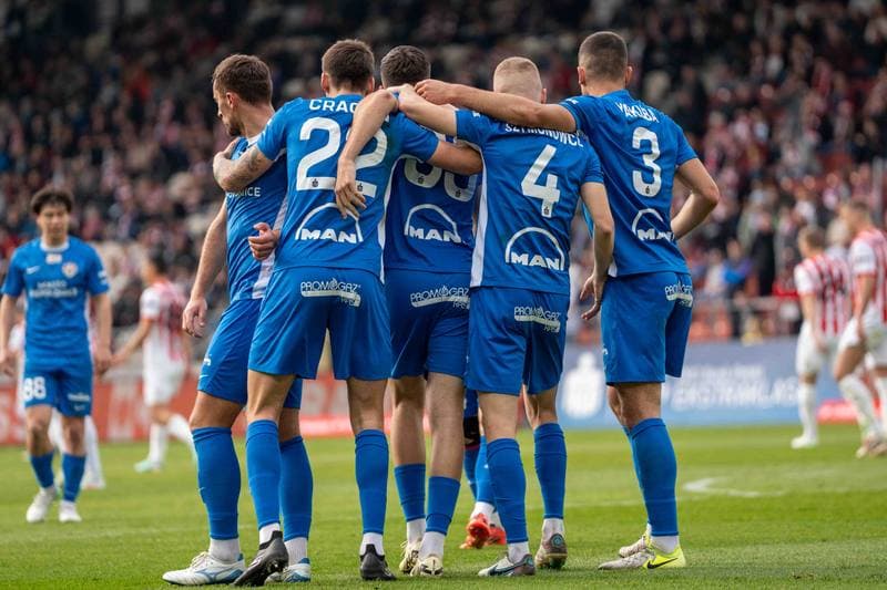 Football. PKO BP Ekstraklasa. Cracovia - Puszcza Niepolomice. 29.03.2025