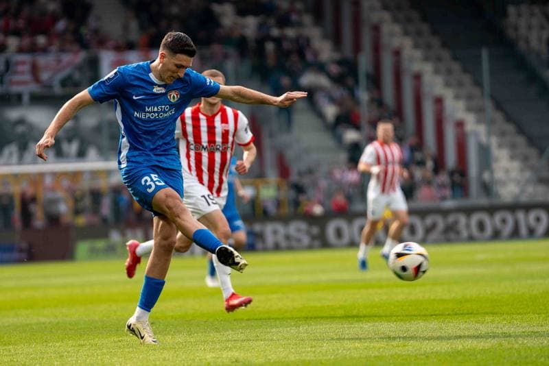 Football. PKO BP Ekstraklasa. Cracovia - Puszcza Niepolomice. 29.03.2025