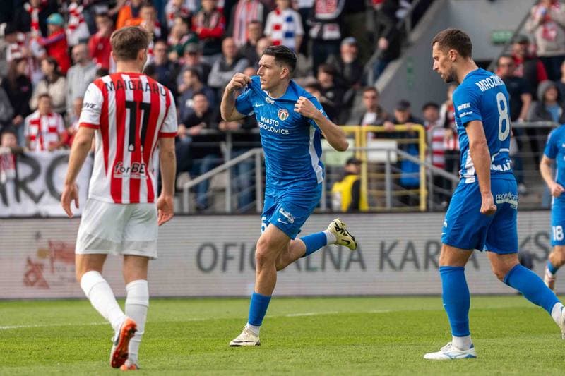 Football. PKO BP Ekstraklasa. Cracovia - Puszcza Niepolomice. 29.03.2025