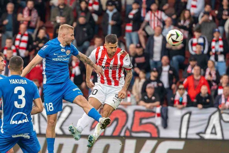Football. PKO BP Ekstraklasa. Cracovia - Puszcza Niepolomice. 29.03.2025