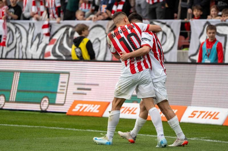 Football. PKO BP Ekstraklasa. Cracovia - Puszcza Niepolomice. 29.03.2025