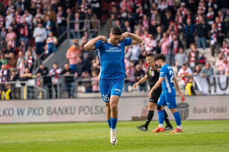 Football. PKO BP Ekstraklasa. Cracovia - Puszcza Niepolomice. 29.03.2025