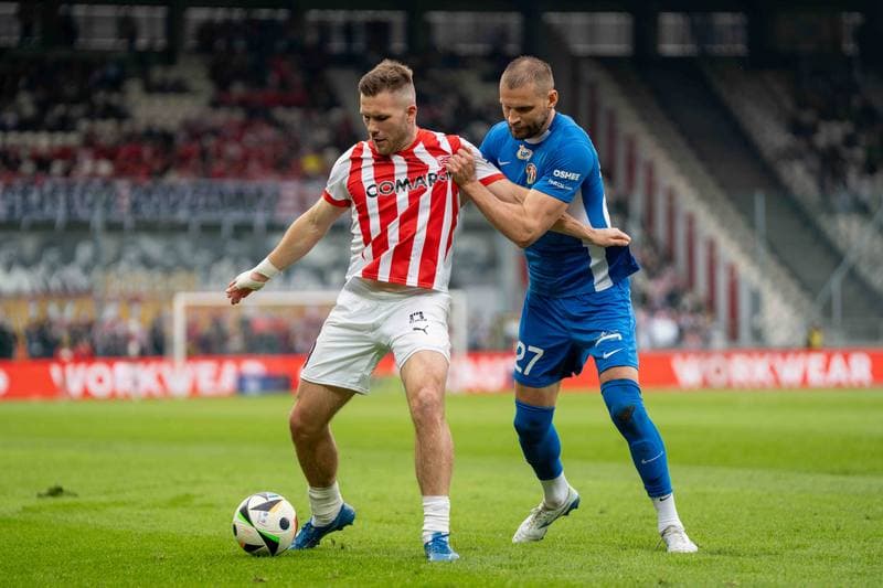 Football. PKO BP Ekstraklasa. Cracovia - Puszcza Niepolomice. 29.03.2025