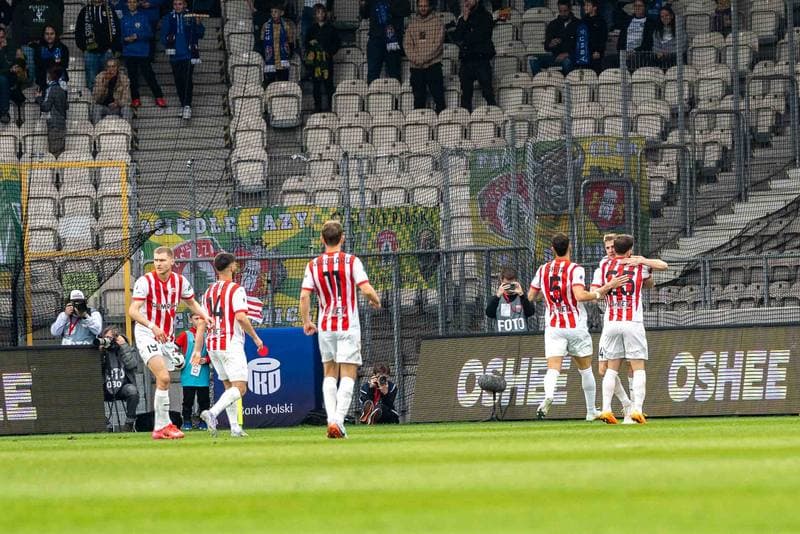 Football. PKO BP Ekstraklasa. Cracovia - Puszcza Niepolomice. 29.03.2025
