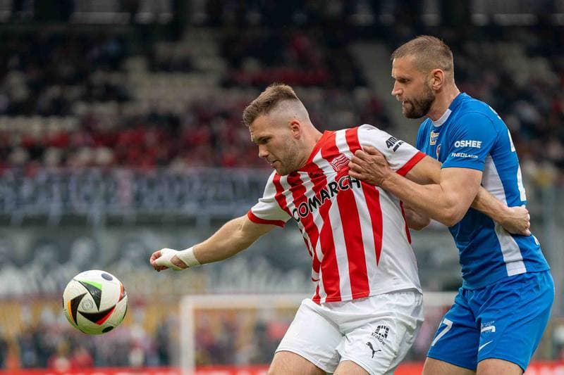 Football. PKO BP Ekstraklasa. Cracovia - Puszcza Niepolomice. 29.03.2025