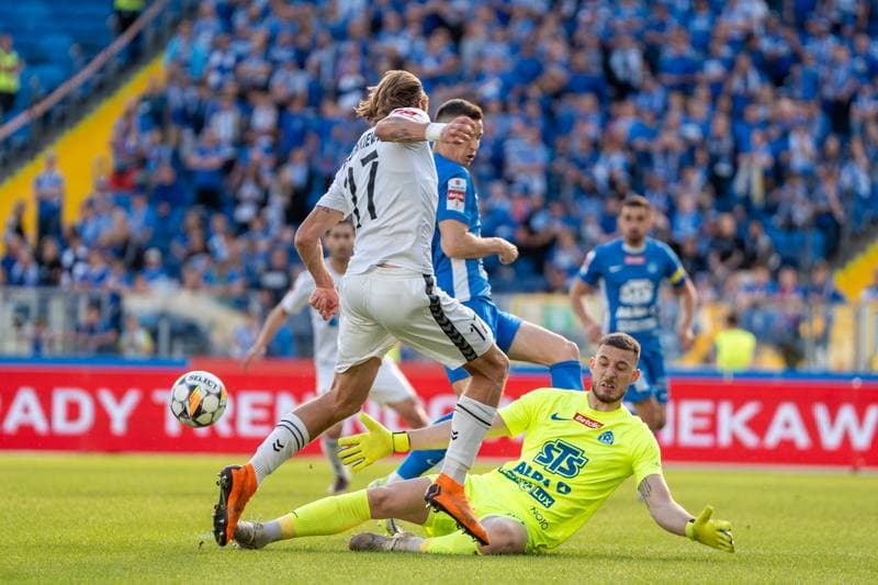Football. Betlic 1 Liga. Ruch Chorzow - Polonia Warszawa. 25.05.2025