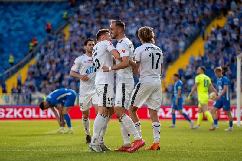 Football. Betlic 1 Liga. Ruch Chorzow - Polonia Warszawa. 25.05.2025
