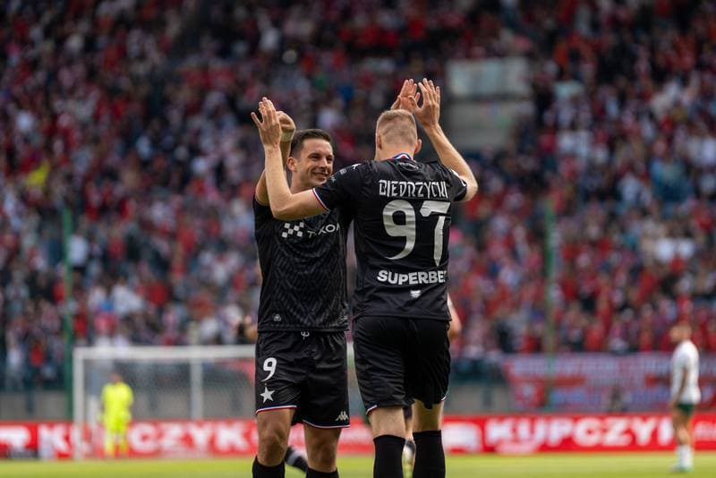 Football. Betlic 1 Liga. Wisla Krakow - Slask Wroclaw. 24.08.2025