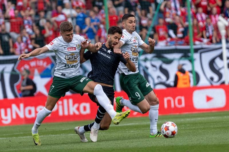 Football. Betlic 1 Liga. Wisla Krakow - Slask Wroclaw. 24.08.2025