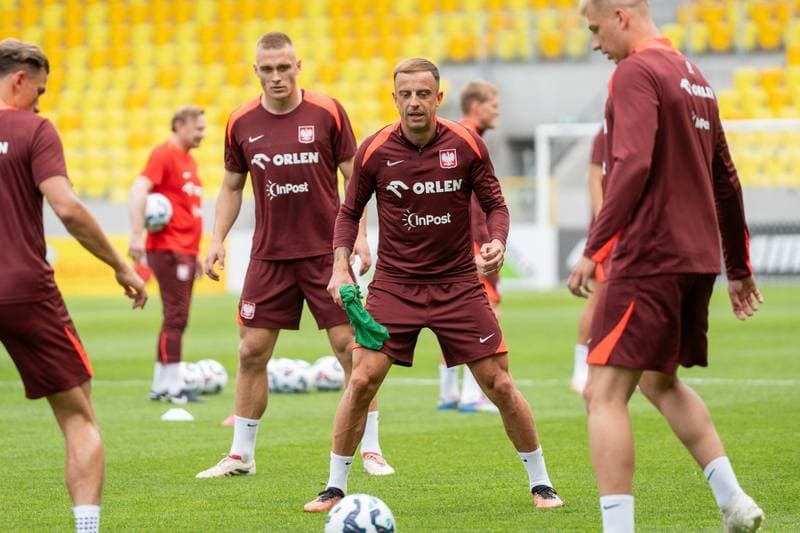 Football. Poland national team. Training. 02.06.2025