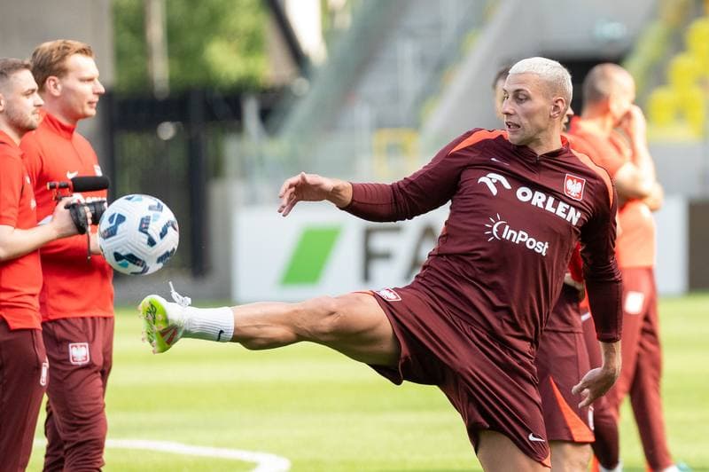 Football. Poland national team. Training. 02.06.2025