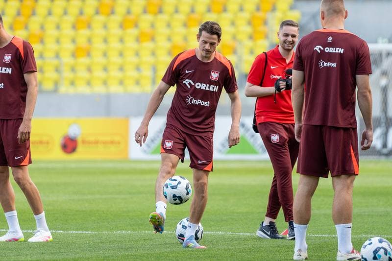 Football. Poland national team. Training. 02.06.2025