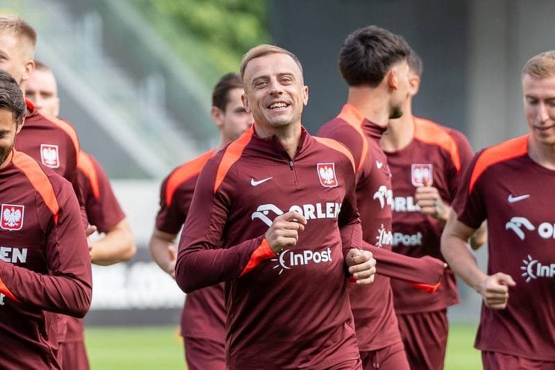 Football. Poland national team. Training. 02.06.2025