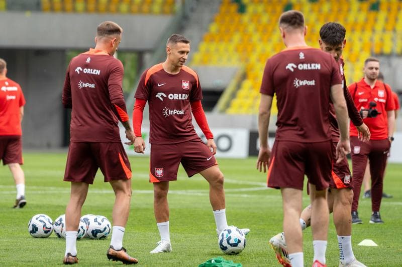 Football. Poland national team. Training. 02.06.2025