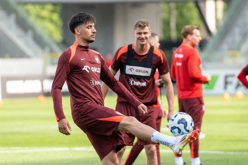 Football. Poland national team. Training. 02.06.2025
