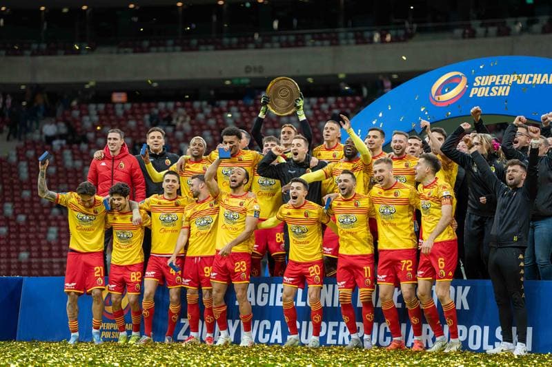 Football. Polish Supercup. Wisla Krakow - Jagiellonia Bialystok. 02.04.2025