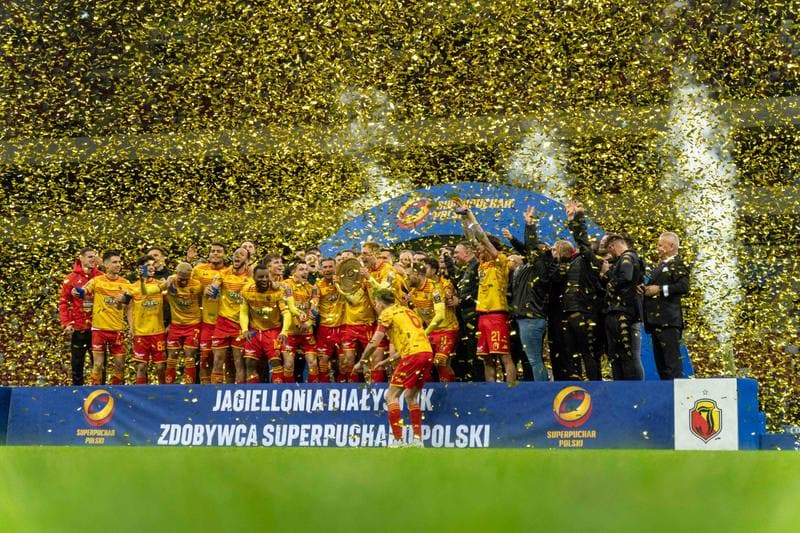 Football. Polish Supercup. Wisla Krakow - Jagiellonia Bialystok. 02.04.2025