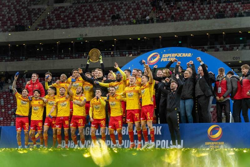 Football. Polish Supercup. Wisla Krakow - Jagiellonia Bialystok. 02.04.2025