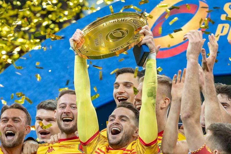 Football. Polish Supercup. Wisla Krakow - Jagiellonia Bialystok. 02.04.2025