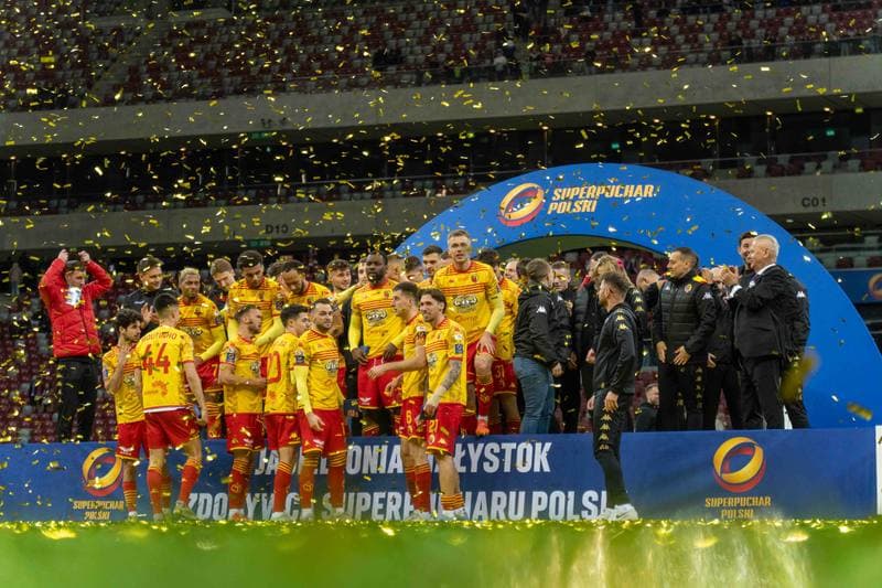 Football. Polish Supercup. Wisla Krakow - Jagiellonia Bialystok. 02.04.2025