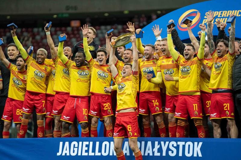 Football. Polish Supercup. Wisla Krakow - Jagiellonia Bialystok. 02.04.2025