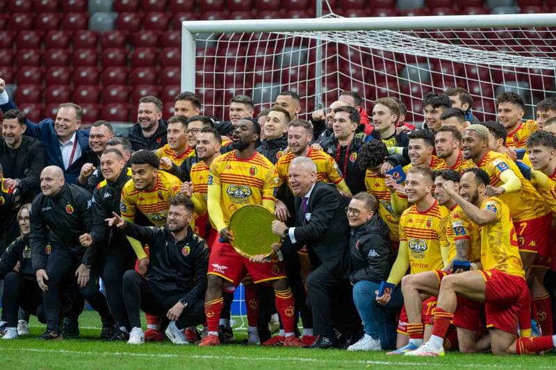 Football. Polish Supercup. Wisla Krakow - Jagiellonia Bialystok. 02.04.2025