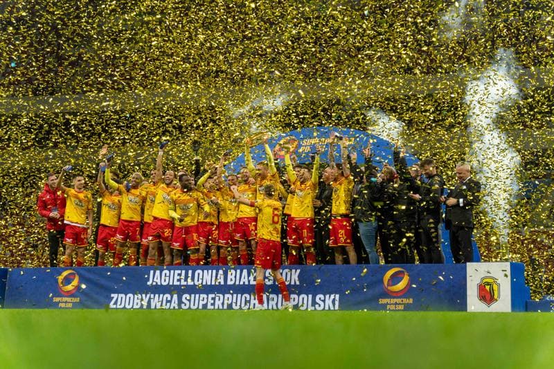 Football. Polish Supercup. Wisla Krakow - Jagiellonia Bialystok. 02.04.2025