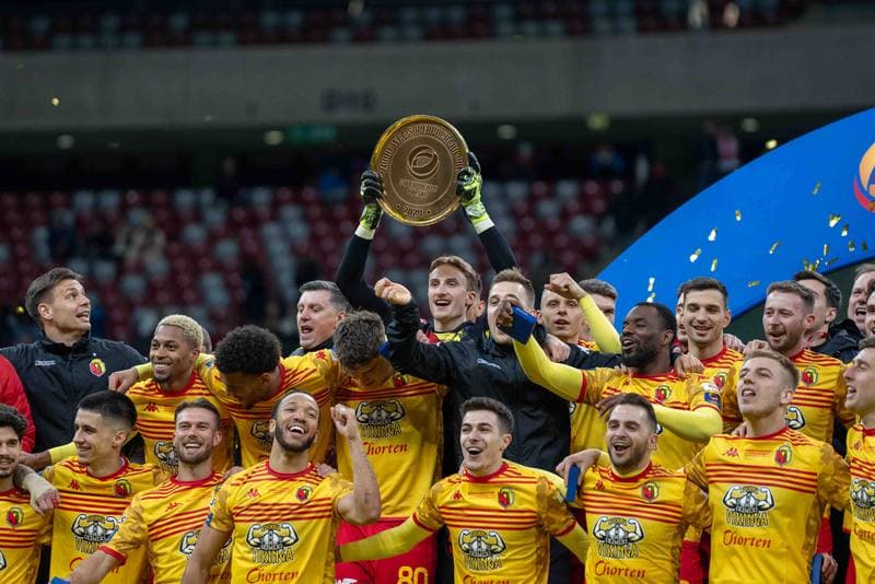 Football. Polish Supercup. Wisla Krakow - Jagiellonia Bialystok. 02.04.2025
