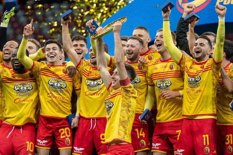 Football. Polish Supercup. Wisla Krakow - Jagiellonia Bialystok. 02.04.2025