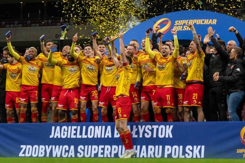 Football. Polish Supercup. Wisla Krakow - Jagiellonia Bialystok. 02.04.2025