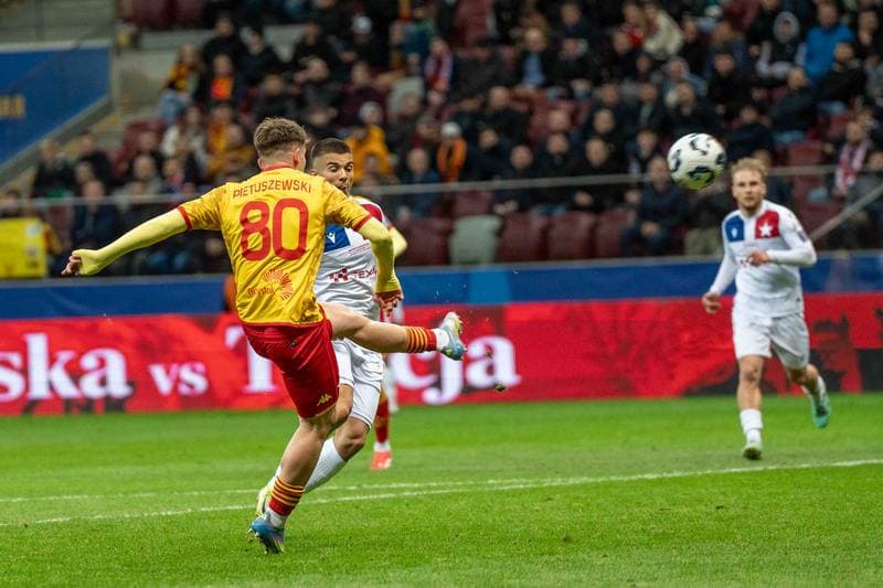 Football. Polish Supercup. Wisla Krakow - Jagiellonia Bialystok. 02.04.2025