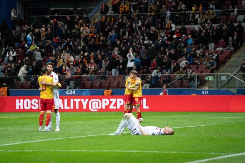 Football. Polish Supercup. Wisla Krakow - Jagiellonia Bialystok. 02.04.2025